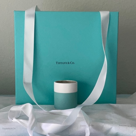 🕯 TIFFANY & CO. BLUE BOX & CANDLE VOTIVE HOLDER & RIBBON 🕯 - Picture 6 of 16